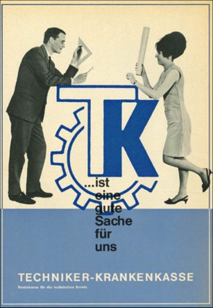 Ein TK-Plakat aus den 1960er Jahren