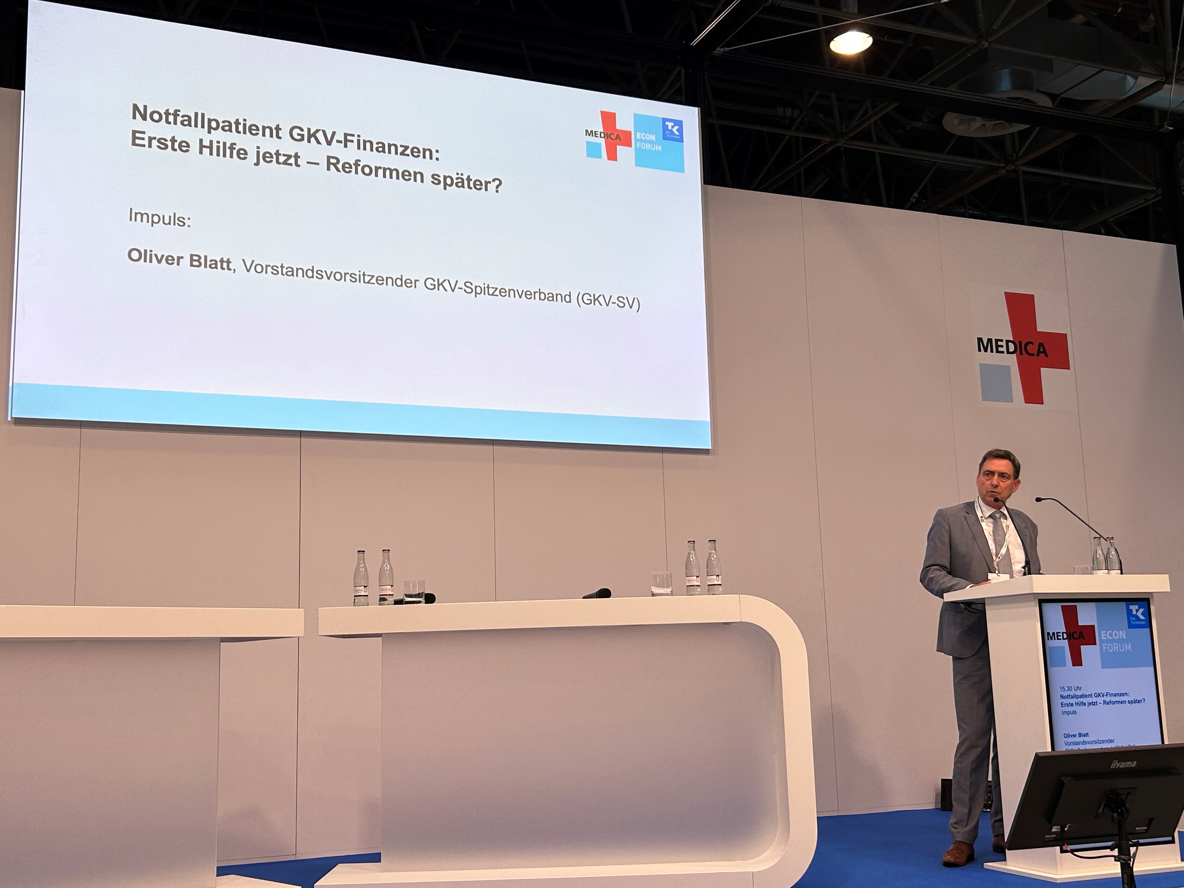 Oliver Blatt vom GKV-Spitzenverband