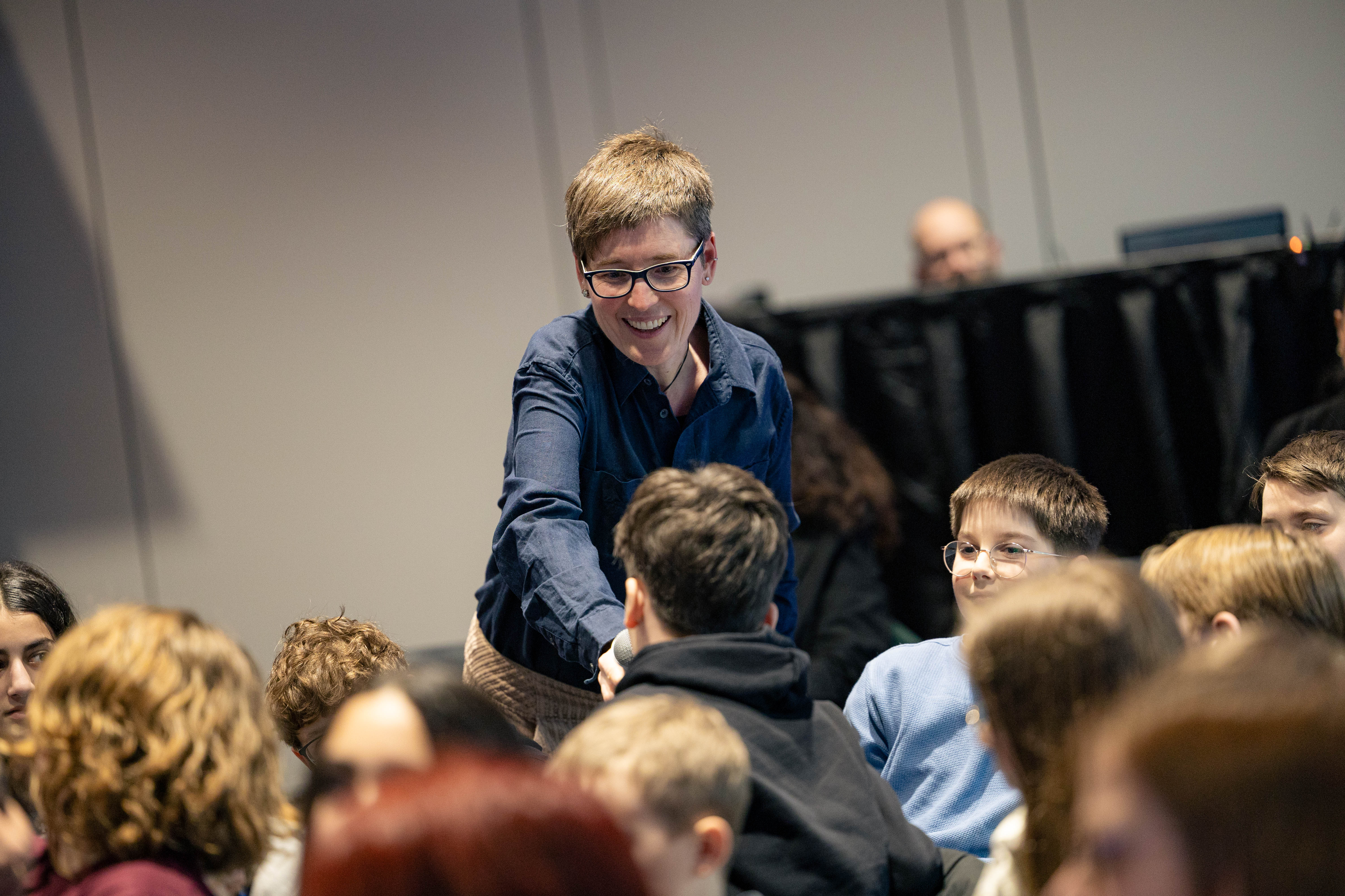 Austausch mit dem Publikum