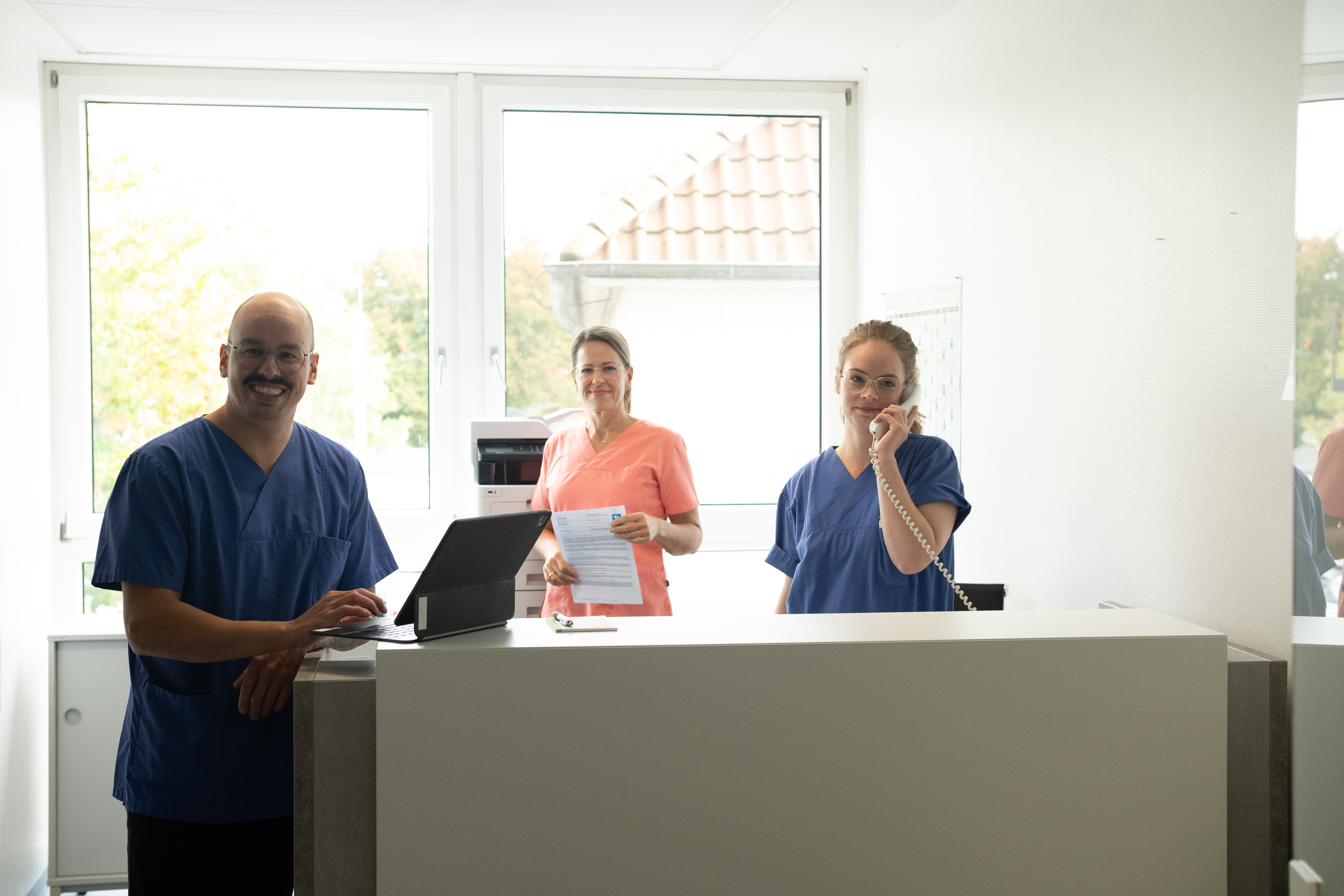 Anja Jacobs, Laura Jenssen und Eric Lindemann 