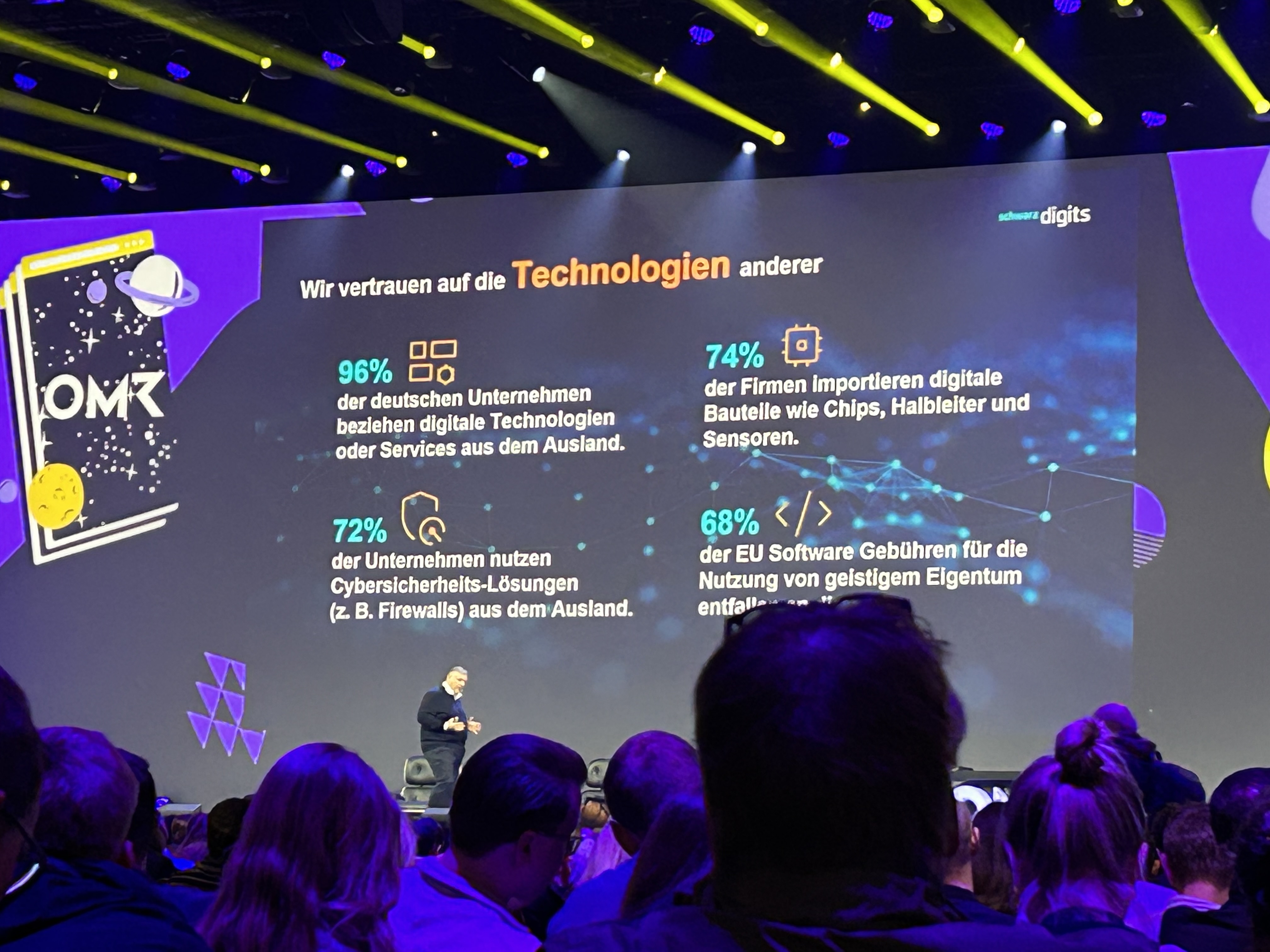 Vortrag von Rolf Schumann, CO-CEO von Schwarz Digits