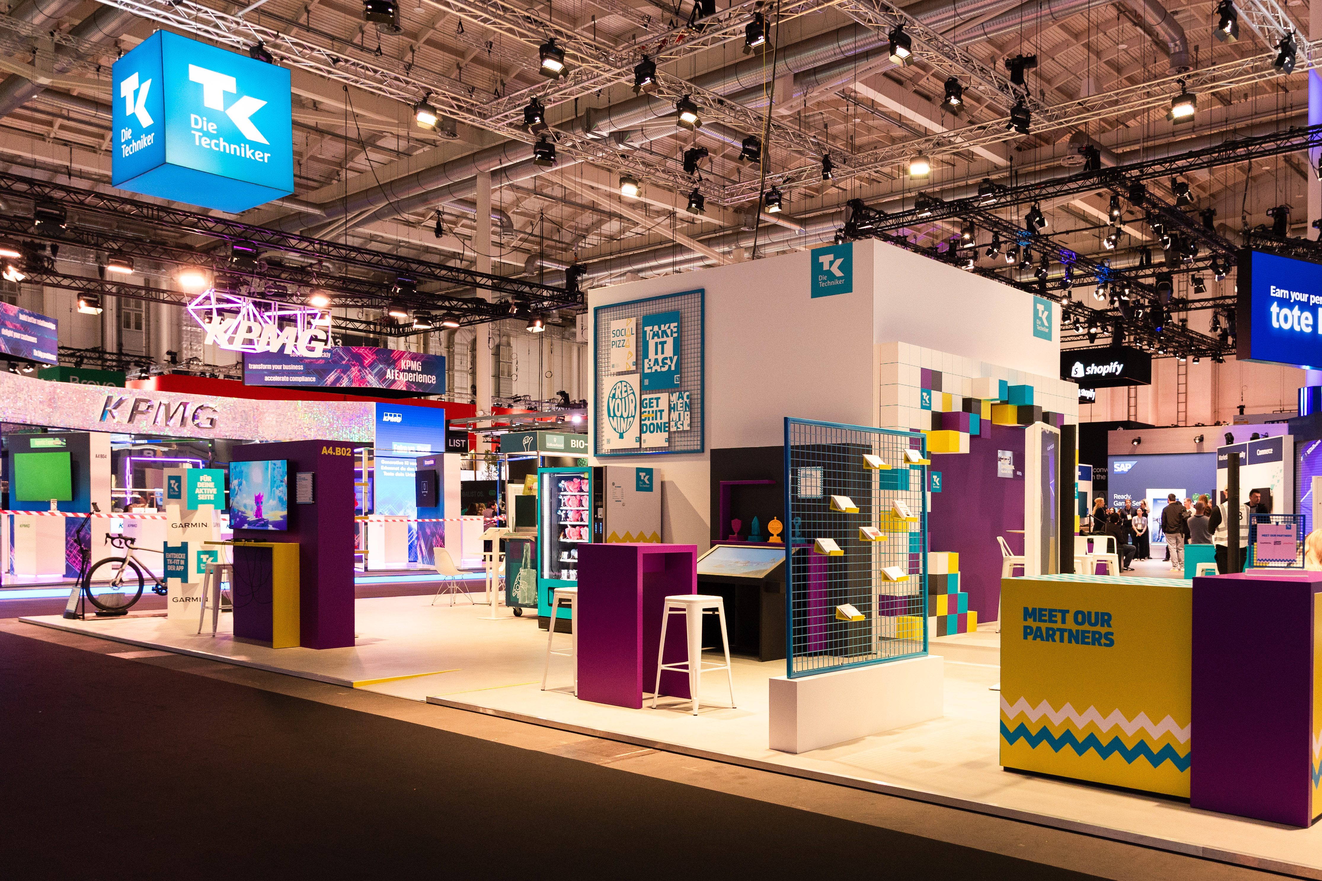 TK-Stand auf der OMR 2026 (Fotocredit: Elisa Noel Fiedler und Liv Plotz für Die Techniker)